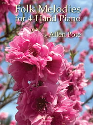 Folk Melodies for 4-Hand Piano piano sheet music cover Thumbnail